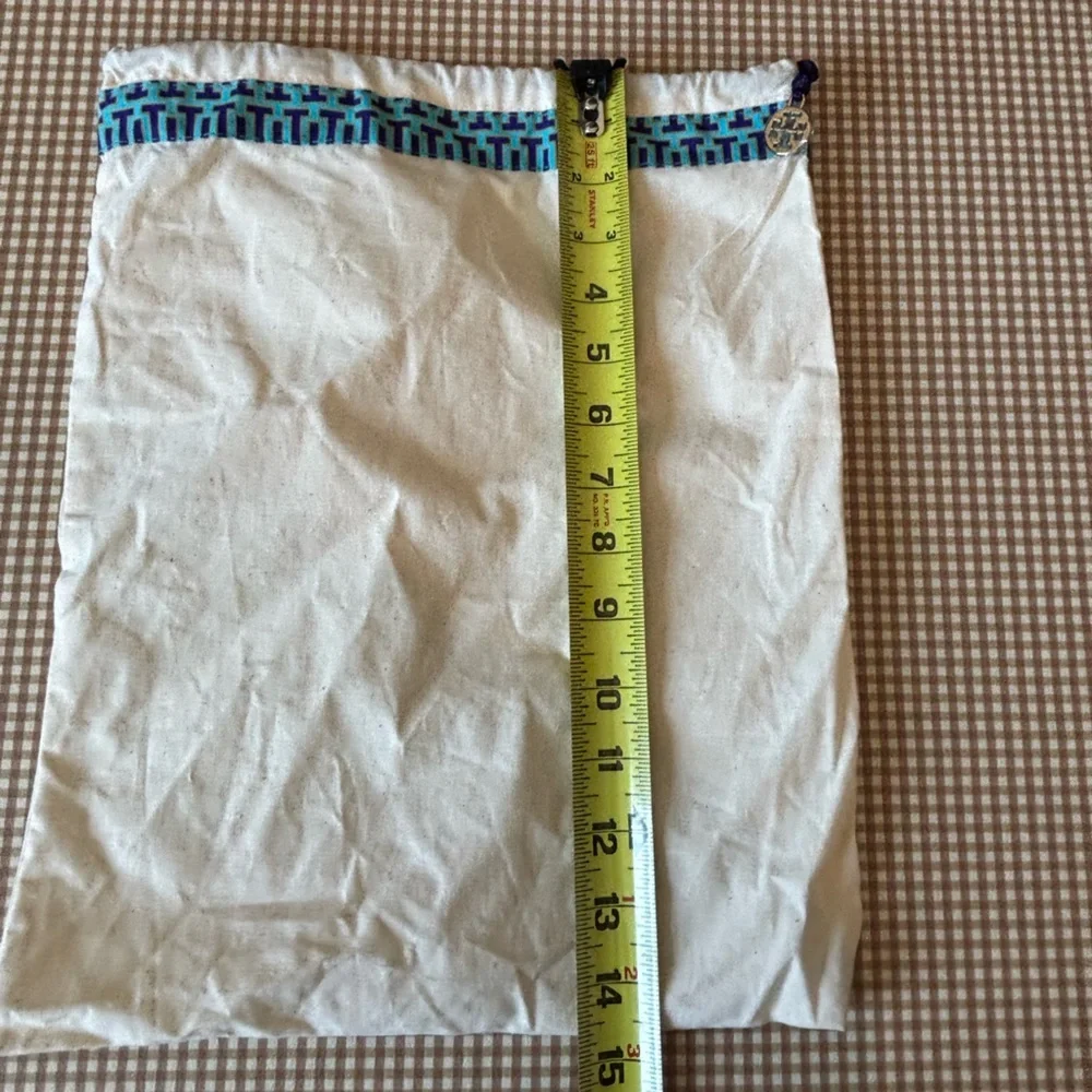 Tory Burch Flats purse dust bag with‎ drawstring